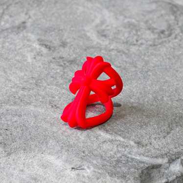 入手困難★送料無料【ChromeHearts】Infinity CH Cross Ring Red Chrome hearts infinity cross - Gem