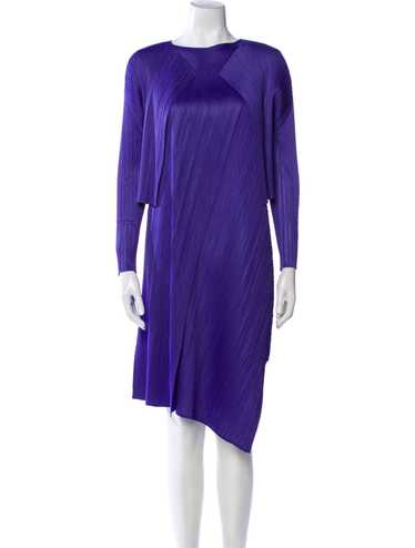 極美品✨ISSEY MIYAKE ねじりプリーツ　長袖　ブラック　ブルー　透け感 4_2c68d0a6-11b8-4110-a059-