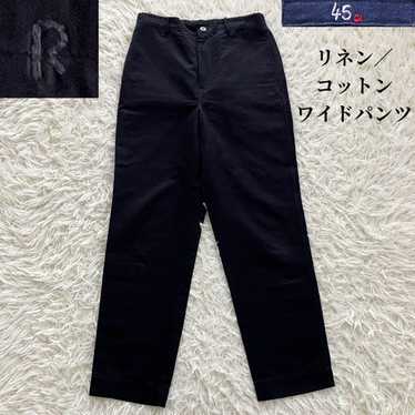 パンツ 45rpm COTTON LINEN PANTS 45Rリネンダックの908ペグトップパンツ: WOMEN｜45R