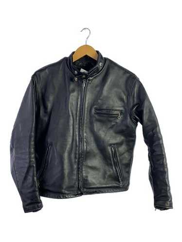 【米国製】Schott レザー ライダースジャケット 黒 42 ホーウィン 牛革 米国製】Schott レザージャケット 黒 42 カーコート 本革