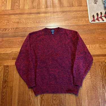 【90’s OLD GAP】Shetland Wool Hand Knit VINTAGE Gap Sweater Medium Wool Shetland Fisherman 90s