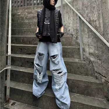 VETEMENTS♡ DESTROYED LONGSLEEVE tid1a2pz8st7b5704r25pjwsl60p6b