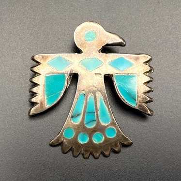 Vintage, navajo, thunderbird, pin - Gem