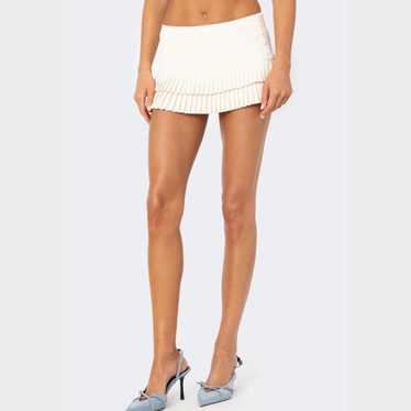 Edikted Women's Skirt - Cream/White - XS – Edikte… - image 1