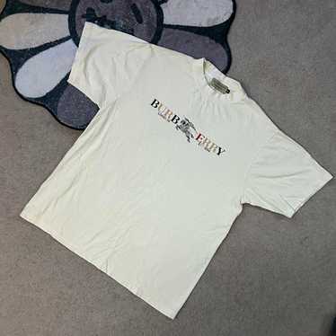 White vintage burberry t - Gem