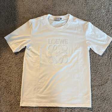 Loewe white t-shirt with - Gem