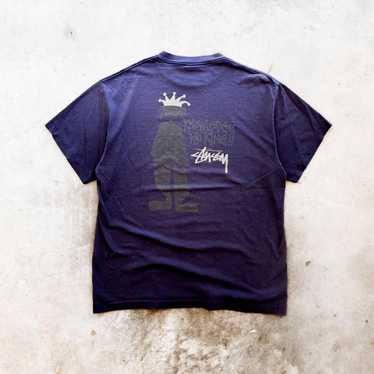 【STUSSY】Rollers T-Shirt Navy - 25SS Rollers Tee – Navy | Tees | Stüssy