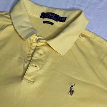 Polo By Ralph Lauren Yellow Classic Polo Shirt - image 1