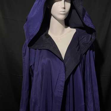 Pelle Pelle Women's Trench - Blue/Purple - L – Bl… - image 1