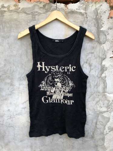 00s“Hysteric Glamour”studs no sleeve Tee Hysteric glamour 2000s hysteric - Gem