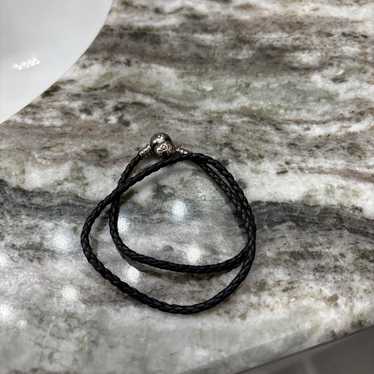 Pandora black double leather - Gem