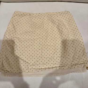 Women's Skirt - Cream/White - S – Cream and black… - image 1