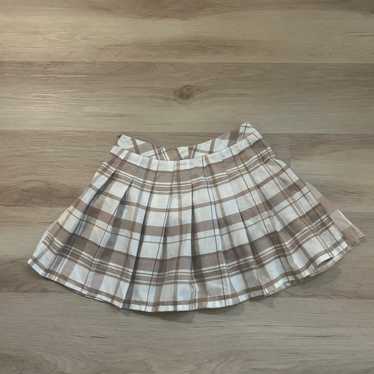 Women's Skirt - Cream/White - M – Cream and white… - image 1