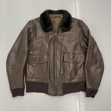 US NAVY G-1 サイズ40 70s 70s 米軍 U.S.NAVY G-1 フライト レザージャケット 40