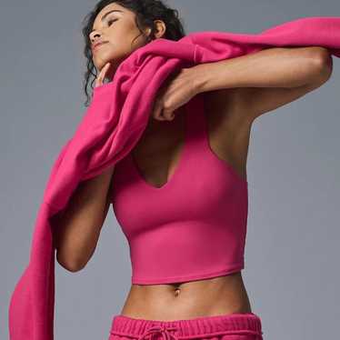 Alo Yoga アロソフトリブリベレーションタンク　ピンク Alo yoga top pink - Gem