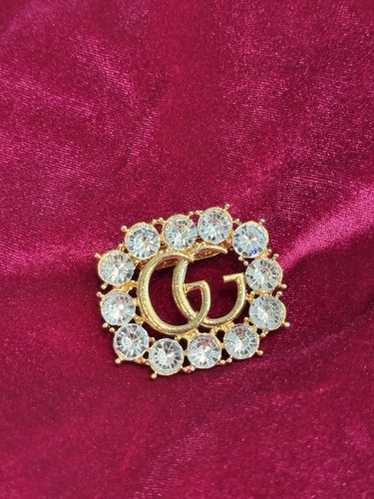 Gucci crystal brooch - Gem