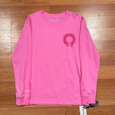 限定品♪【CHROME HEARTS】Chengdu ポケット ロングTシャツ PINK CHROME HEARTS コピー 長袖Tシャツ Los Angeles LS Pocket ロンT