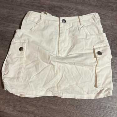 Women's Skirt - White/Cream - S – White Cargo Ski… - image 1
