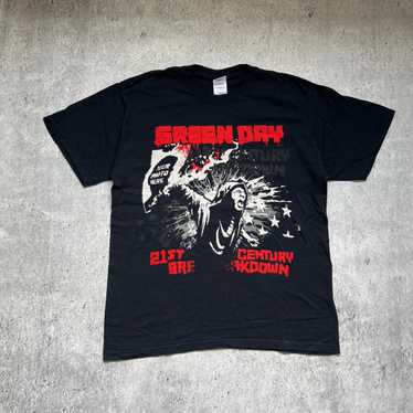 GREEN DAY Tシャツ BREAKDOWN TOUR 黒 ヴィンテージ T-shirt Green Day Tour 2009 - 21st Century Breakdown Shirt