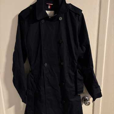 Tommy Hilfiger Women's Trench - Navy/Black - L – … - image 1