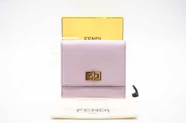 【FENDI】PEEKABOO MICRO WALLET Fendi Peekaboo Micro Wallet Leather Tri-fold Wallet | eBay