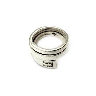 アクセサリー OLD GUCCI Spiral Ring Silver 925 Gucci spiral silver ring - Gem