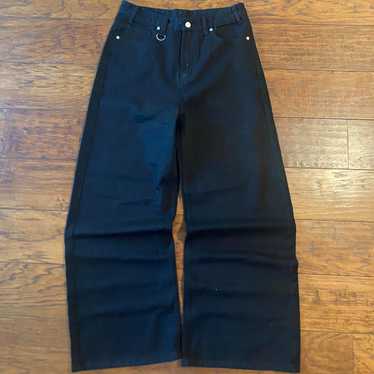 Jaded London ダークデニム ワイドレッグ 30 Jaded London ワイドレッグデニム 30