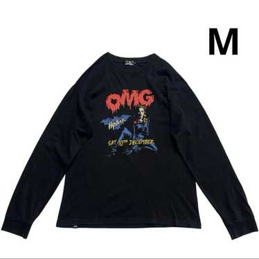 トップス hysteric glamour long t-shirt 00s90s y2k Hysteric Glamour 90S Y2K Logo Long T-Shirt Cut And Sew Pink