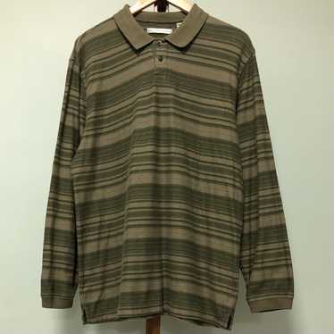 90s GEOFFERY BEENE ニット ポロ シャツ L Vintage geoffrey beene shirt - Gem