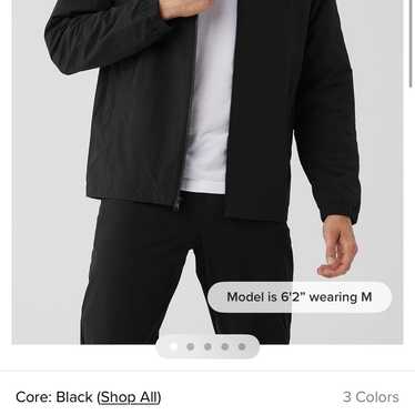 Alo Yoga ライトウェイト ツーウェイジップ スポーツジャケットブラックM Sport Star Full Zip Jacket - Black | ALO