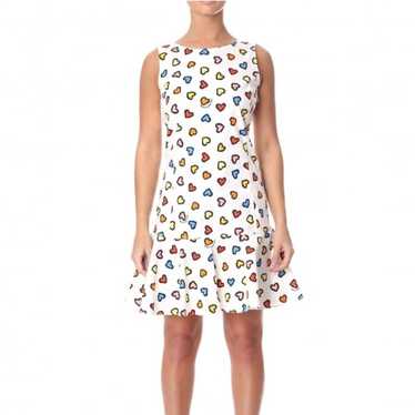 ワンピース Moschino SS22 HEART POCKETS DRESS (04570431_0033) MOSCHINO JEANS heart-motif stretch-cotton Midi Dress | Pink