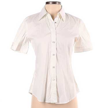 Theory Adele Precise White Button Down Size Small - image 1
