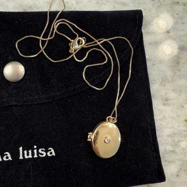 【ana luisa】WILLOW コインネックレスセット 14K/ロジウム ☆ana luisa☆重ね付けコインネックレスセット WILLOW