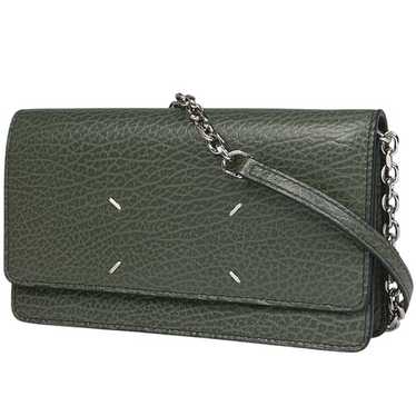 MAISON MARGIELA★SMALL LEATHER CHAIN WALLET SA3UI0009 P4455 Small Chain Wallet in Pink – SVRN