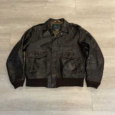 【ヒョウ柄】schott COMBAT JACKET（３６）M-65 Schott mens type a - Gem