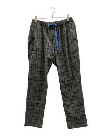 Gramicci グラミチBEAMSビームス パンツLダークグレー チェック グラミチ GRAMICCI × BEAMS 別注 チェック柄 ナロー パンツ L