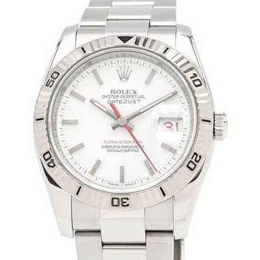 カマタマ　オーセンユニ Rolex Datejust Turnograph 116264 Black Dial Oyster Band 18K