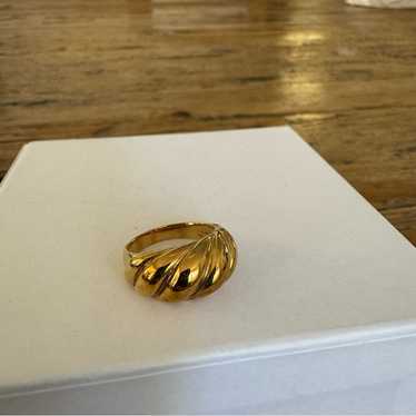 Mejuri Gold Ring Band - Gem