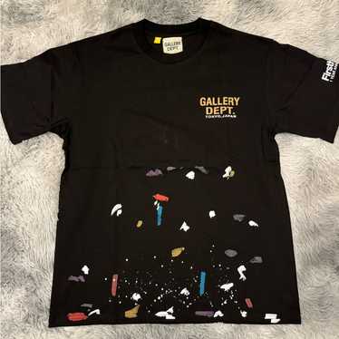 送料関税込【GALLERY DEPT.】ロゴ ペイントスプラッター Tシャツ Gallery dept tokyo - Gem