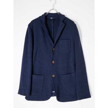 45R 45rpm ツイルKNIT PEA JACKET BZEN M.3219R SKULLY-WX30 REGULAR FIT WAXED BLACK OVER BLUE