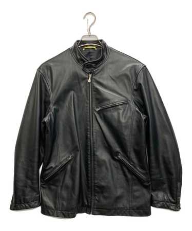 yu　Paul Smith 14ss leather riders Paul Smith Single Riders Jacket Horse Leather Black Size M