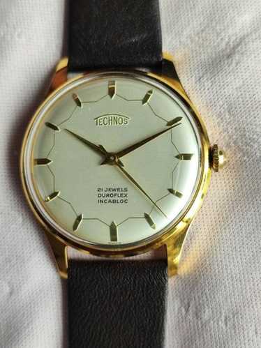 Technos gold plated watch - Gem