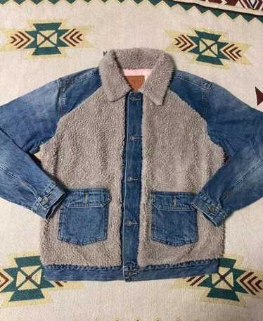 ジャケット・アウター Double RL Grizzly Bear Denim Boa Jacket Double RL Grizzly Bear Denim Boa Jacket ジャケット・アウター