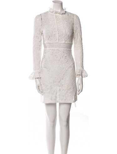 ワンピース maje white rome eyelet lace dress M342 maje white rome eyelet lace dress M342 - メルカリ