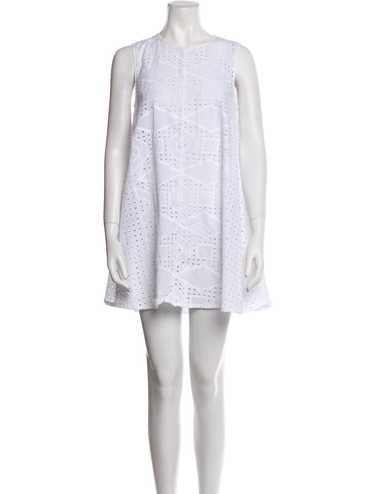 ワンピース MSGM Woman Dress White 3841MDA39257121 01 MSGM Women's Abito Dress, Black, Plaid, 8 at Amazon Women's
