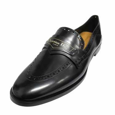 Vintage Christian Dior ロゴ ローファー　革靴　ブラウン Vintage Christian Dior ディオール ロゴ ローファー 革靴