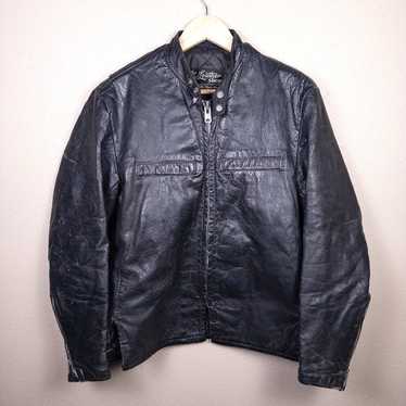 ビンテージ50〜60s フライトジャケット レザー ビンテージ 古着 バイカー cozyvintage_220220k3-m-jk-lt
