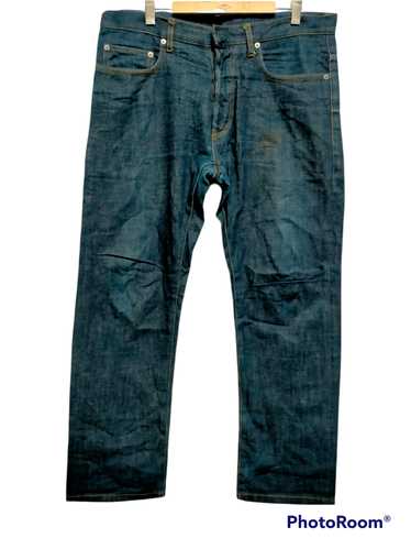パンツ dior homme skinny denim pants 26inch Pre-owned] Dior Homme by Hedi Slimane Coated Skinny Denim