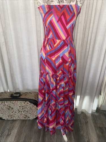 Abel the Label Anthropologie Pink Lilac Maxi Dres… - image 1