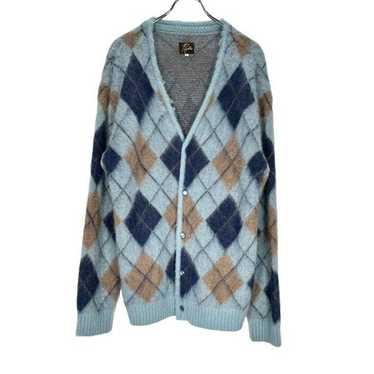 Needles 🐎 Argyle Mohair Cardigan - Gem